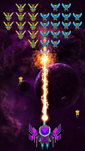 Galaxy Attack Flugzeugspiel Bildschirmfoto 1