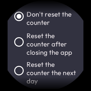 Zähler für Wear OS Bildschirmfoto 9