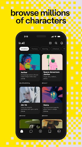 Character AI: Chat, Talk, Text Bildschirmfoto 2