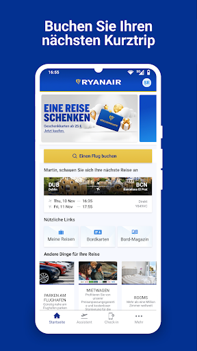 Ryanair Bildschirmfoto 3