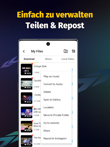 Video-Downloader & Saver HD Bildschirmfoto 19