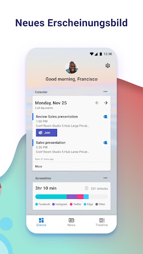 Microsoft Launcher Bildschirmfoto 2