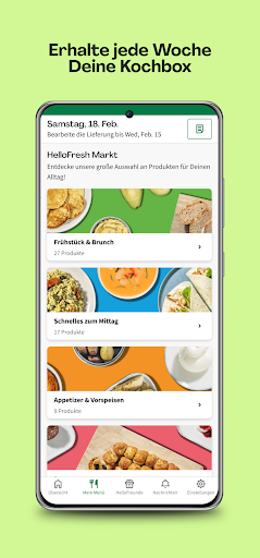 HelloFresh: Kochbox & Rezepte Bildschirmfoto 2