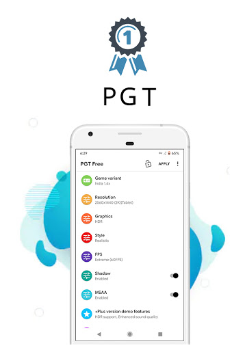 PGT: GFX, Launcher & Optimizer Bildschirmfoto 3
