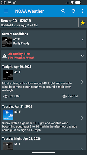 NOAA Weather & Tides Bildschirmfoto 8