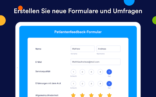 Jotform Formular & Umfrage Bildschirmfoto 12