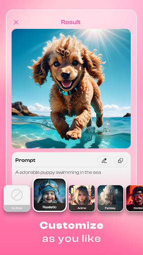 Artist AI Art Photo Generator Bildschirmfoto 4