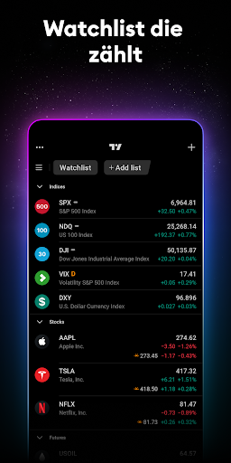 TradingView: Aktien und Krypto Bildschirmfoto 8