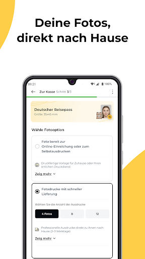 Passbilder App für Deutschland Bildschirmfoto 1