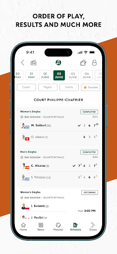 Roland-Garros Officiel Bildschirmfoto 1