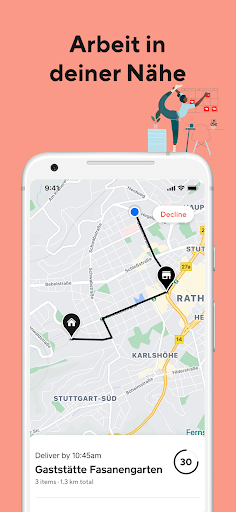 DoorDash - Kurier Bildschirmfoto 3
