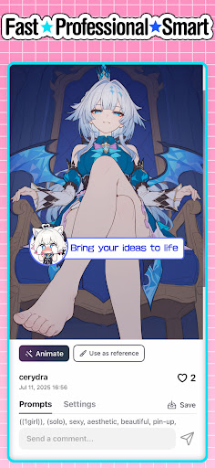 PixAI: AI Anime Generator Bildschirmfoto 4