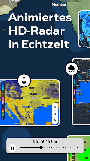 Wetterradar und Wetter-Live Bildschirmfoto 2