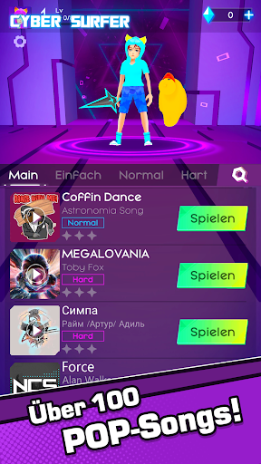 Cyber Surfer : Musik-Abenteuer Bildschirmfoto 3