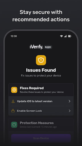iVerify Basic Bildschirmfoto 1