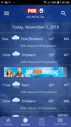 FOX 5 Storm Team Weather Radar Bildschirmfoto 5