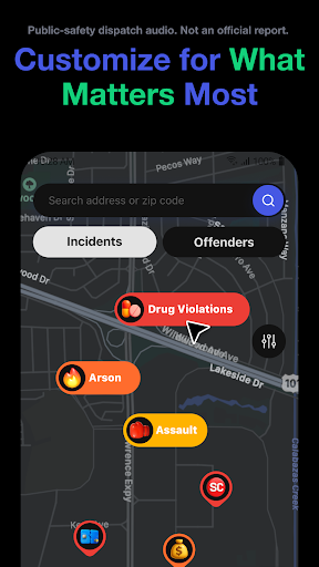 CrimeRadar: Dispatch Alerts Bildschirmfoto 3
