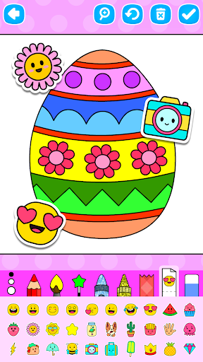 Easter Egg Coloring Pages Bildschirmfoto 10