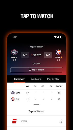 WNBA - Live Games & Scores Bildschirmfoto 16