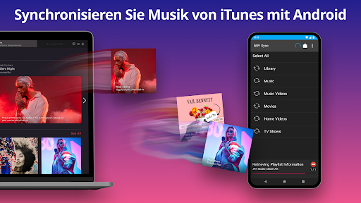 iSyncr: iTunes auf Android Bildschirmfoto 1