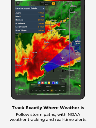 RadarOmega: Doppler Radar App Bildschirmfoto 22