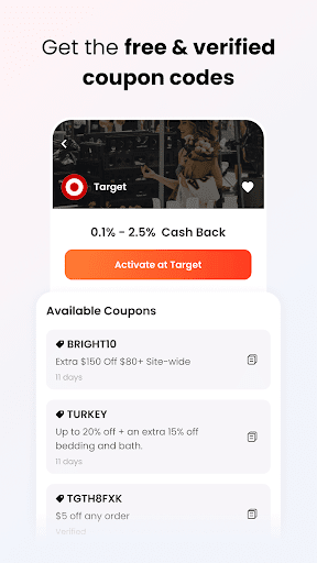 Coupert - Coupons & Cash Back Bildschirmfoto 4