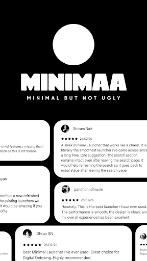 MINIMAA: Minimalist Launcher Bildschirmfoto 6