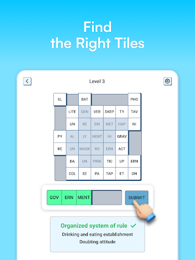Syllatiles - Word Puzzle Game Bildschirmfoto 4