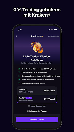 Kraken: Crypto und Bitcoin BTC Bildschirmfoto 17