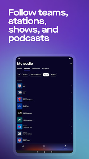 Audacy: Radio & Sports Talk Bildschirmfoto 8