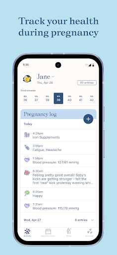 Nara - Baby & Mom Tracker Bildschirmfoto 1