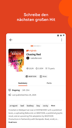 Wattpad - Wo Geschichten leben Bildschirmfoto 5