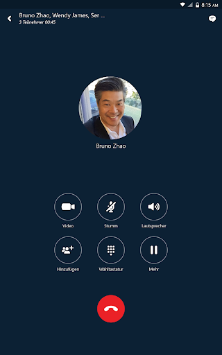Skype for Business for Android Bildschirmfoto 3