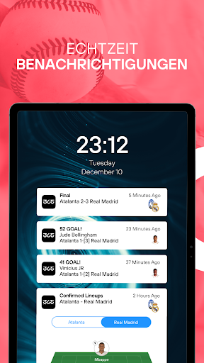 365Scores: Live Scores u. News Bildschirmfoto 12