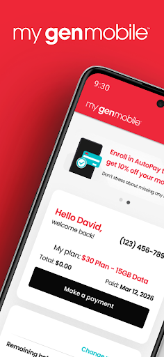 MyGenMobile App Bildschirmfoto 1