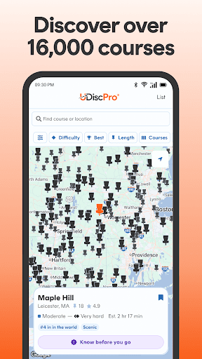 UDisc Disc Golf App Bildschirmfoto 2