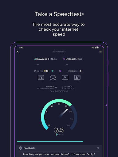Speedtest von Ookla Bildschirmfoto 16
