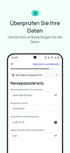 iVisa: Online-Reisevisa Bildschirmfoto 3