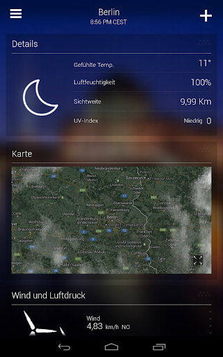 Yahoo Wetter Bildschirmfoto 9
