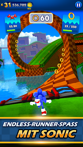 Sonic Dash Run Bildschirmfoto 1