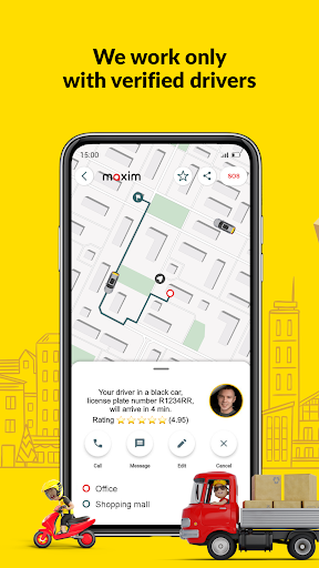 maxim — order a taxi & food Bildschirmfoto 2