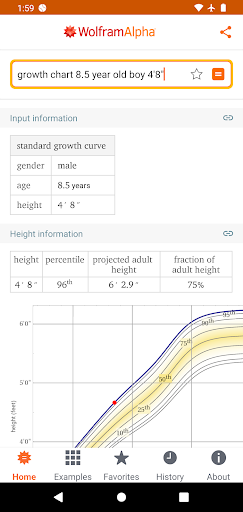 WolframAlpha Classic Bildschirmfoto 1