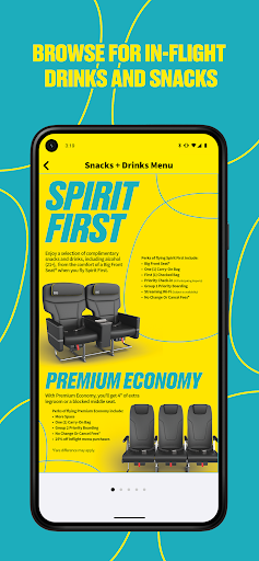 Spirit Airlines Bildschirmfoto 1
