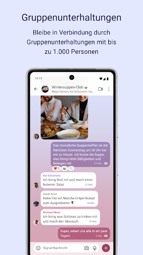 Signal – Sicherer Messenger Bildschirmfoto 6