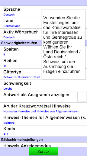 Deutsches Kreuzworträtsel Bildschirmfoto 5