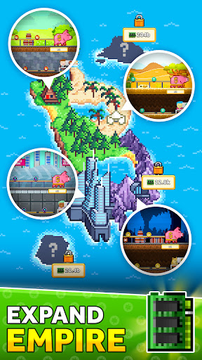 Bitcoin Miner Idle Tycoon Game Bildschirmfoto 2