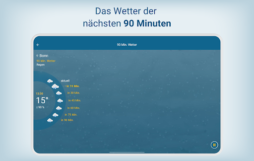 Wetter Online - RegenRadar Bildschirmfoto 9