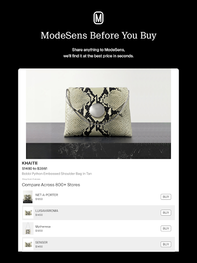 ModeSens: Purchase Assistant Bildschirmfoto 12