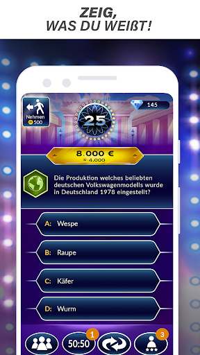 Millionaire-Trivia: TV-Spiel Bildschirmfoto 1