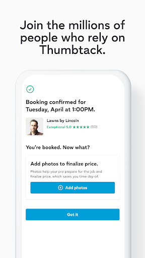 Thumbtack: Hire Service Pros Bildschirmfoto 5
